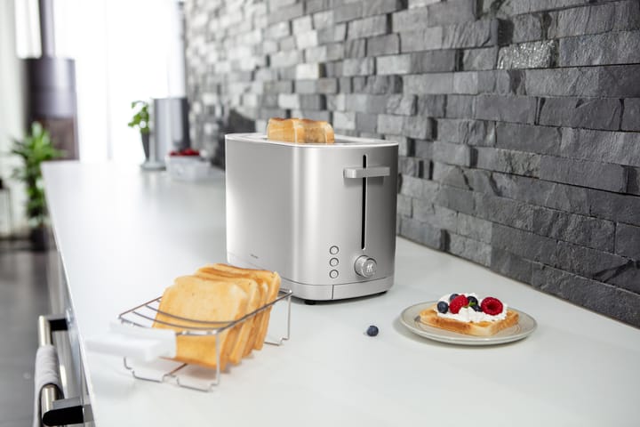 Zwilling brødrister med brødvarmer 2 korte rom, Sølv Zwilling