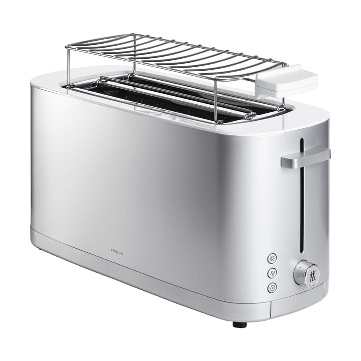 Zwilling brødrister med brødvarmer 2 lange rom, Sølv Zwilling