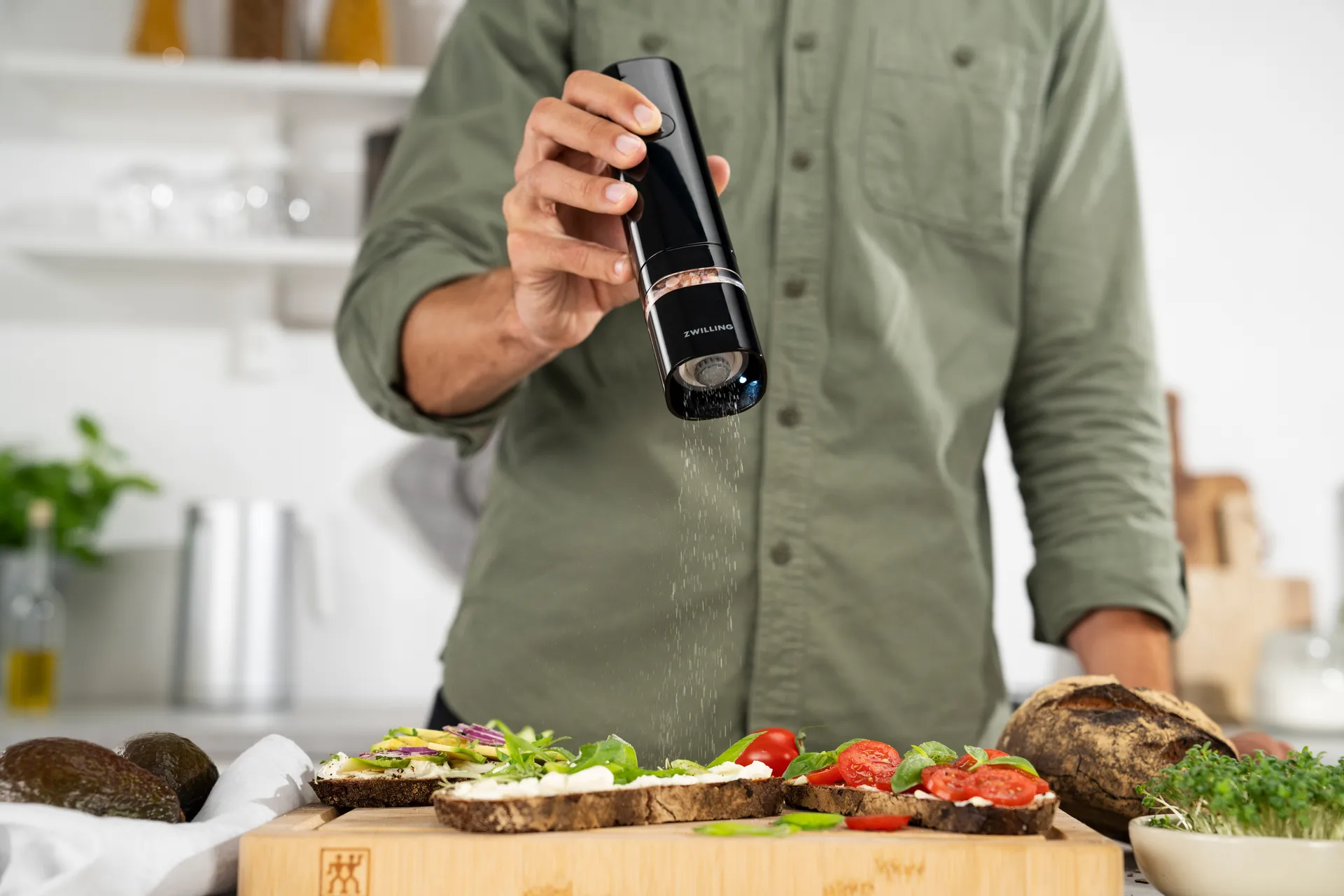 Zwilling elektrisk krydderkvern 22,5 cm, Svart Zwilling