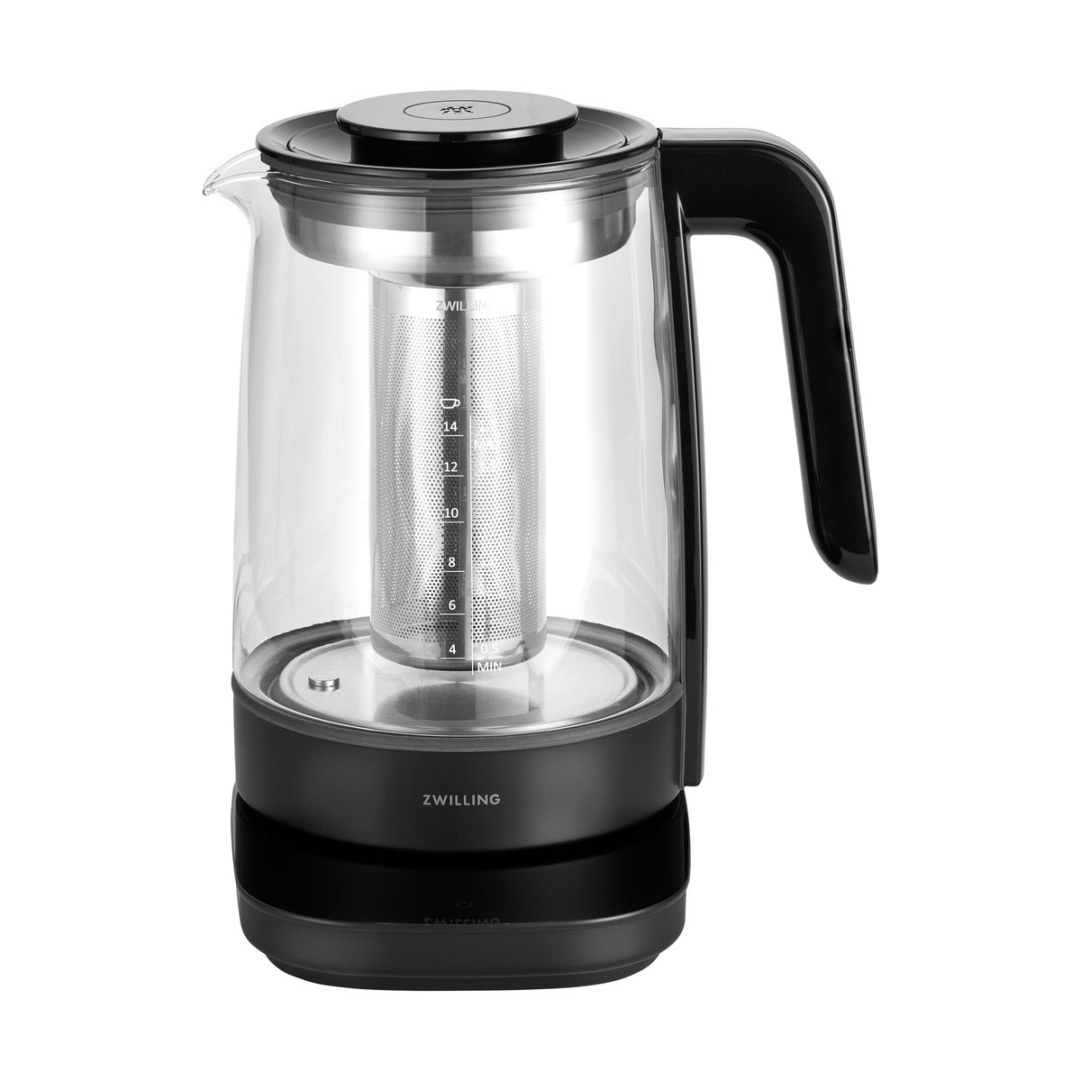 Zwilling - Enfinigy vannkoker glass m/tesil 1,7L svart