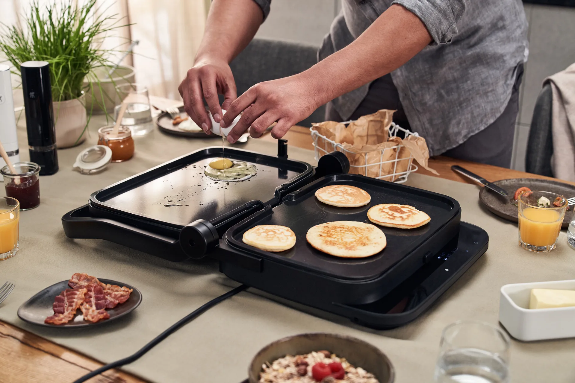 Zwilling Enfinigy steke/teppanyaki plate 2-pakning, Svart Zwilling