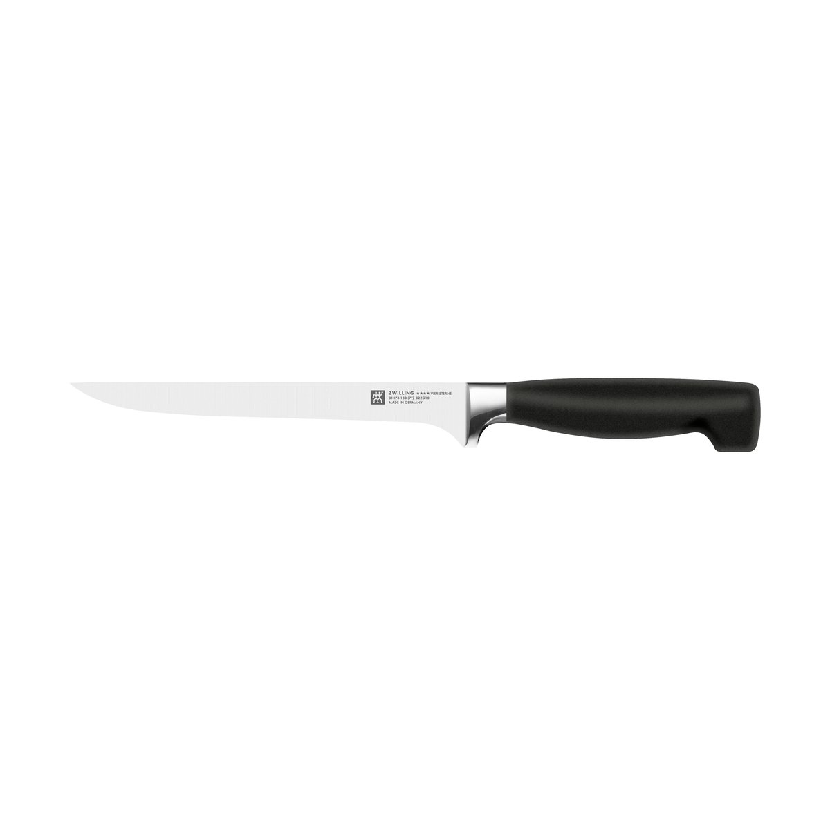 Zwilling Zwilling Four star fileteringskniv 18 cm Svart-rustfritt stål