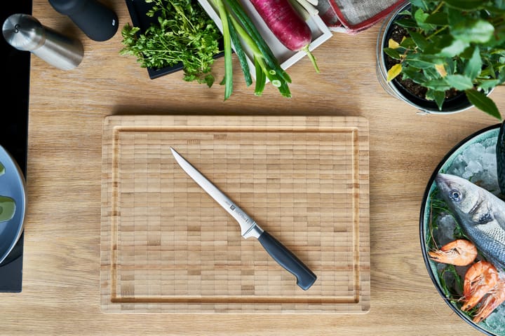 Zwilling Four star fileteringskniv 18 cm, Svart-rustfritt stål Zwilling