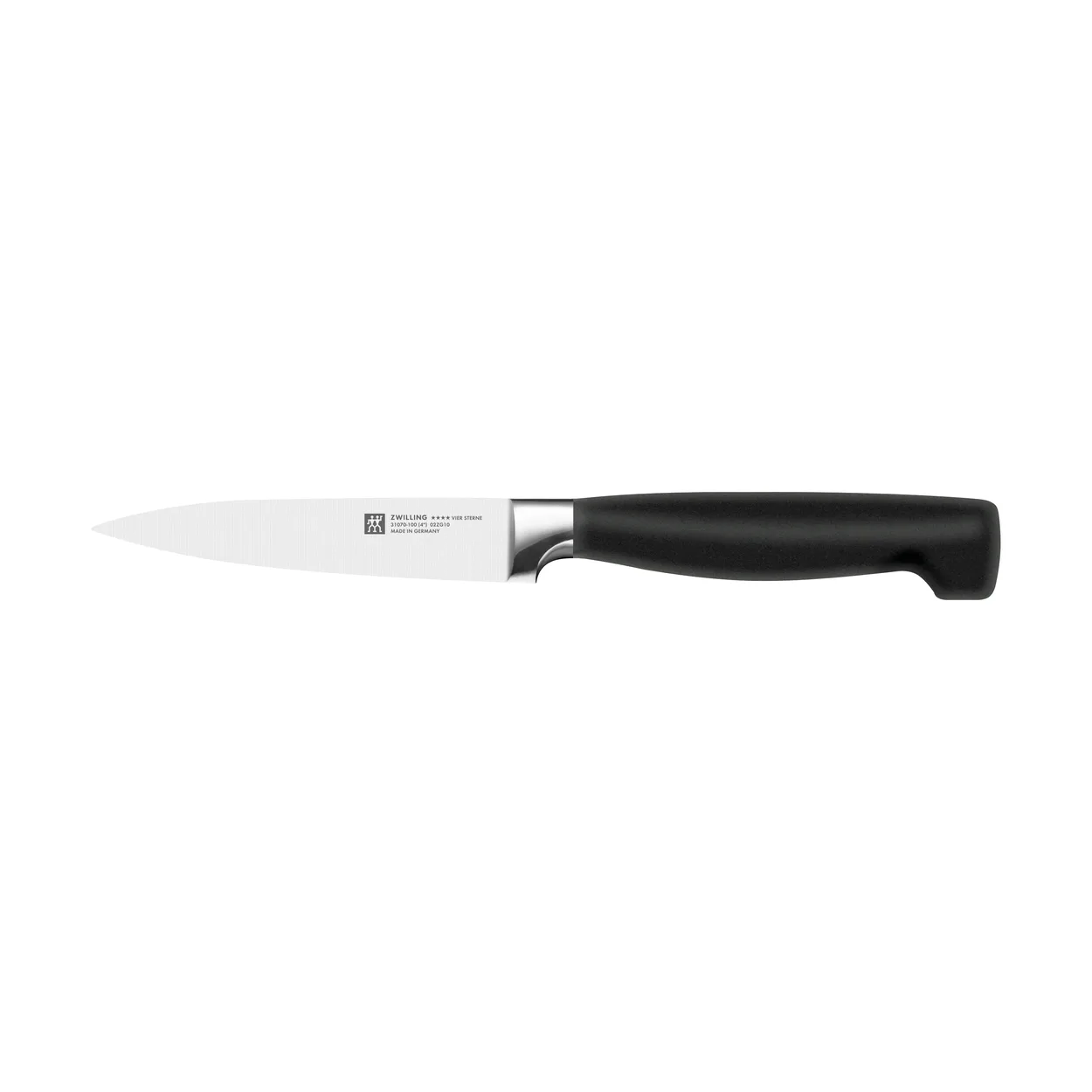 Zwilling Zwilling Four star skrellekniv 10 cm Svart-rustfritt stål