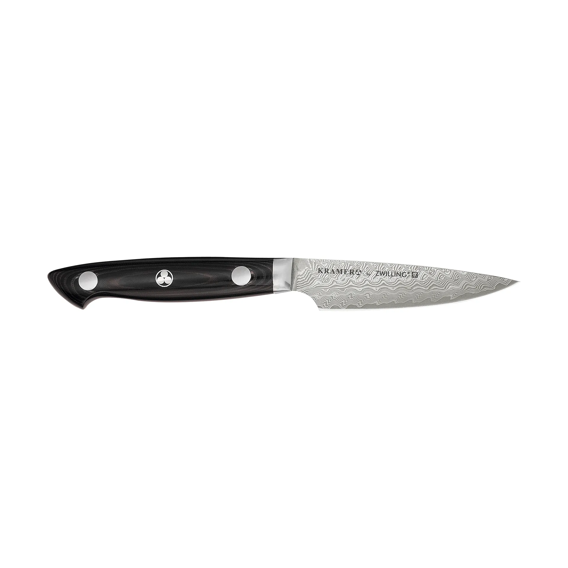 Zwilling Kramer euro stainless skrellekniv 9 cm, Damaskus-svart Zwilling