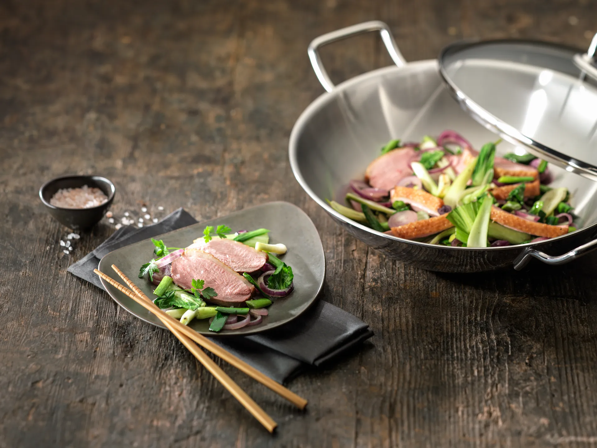 Zwilling Plus wokpanne glasslokk Ø32 cm, Rustfritt stål Zwilling