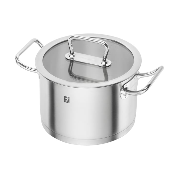 Zwilling pro gryte høy med glasslokk rustfritt stål - 3,5 L - Zwilling