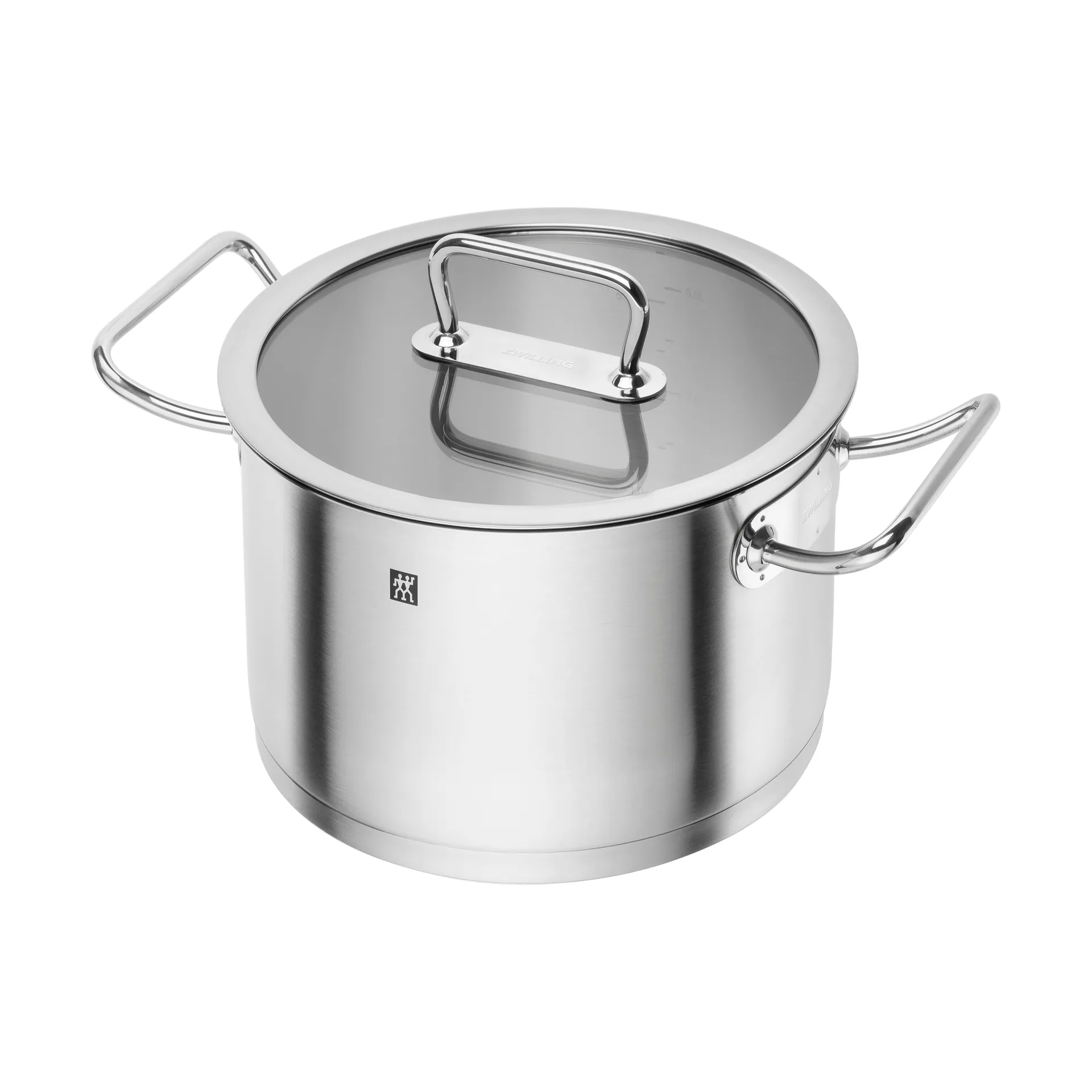 Zwilling pro gryte høy med glasslokk rustfritt stål, 6,2 L Zwilling