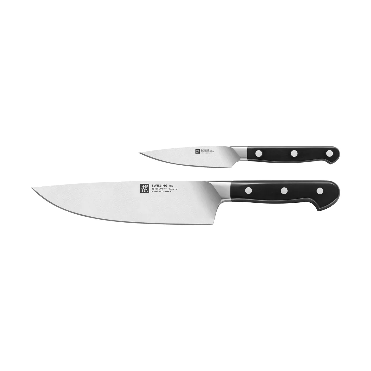 Zwilling Zwilling Pro knivsett 2 deler Svart-rustfritt st&aring;l