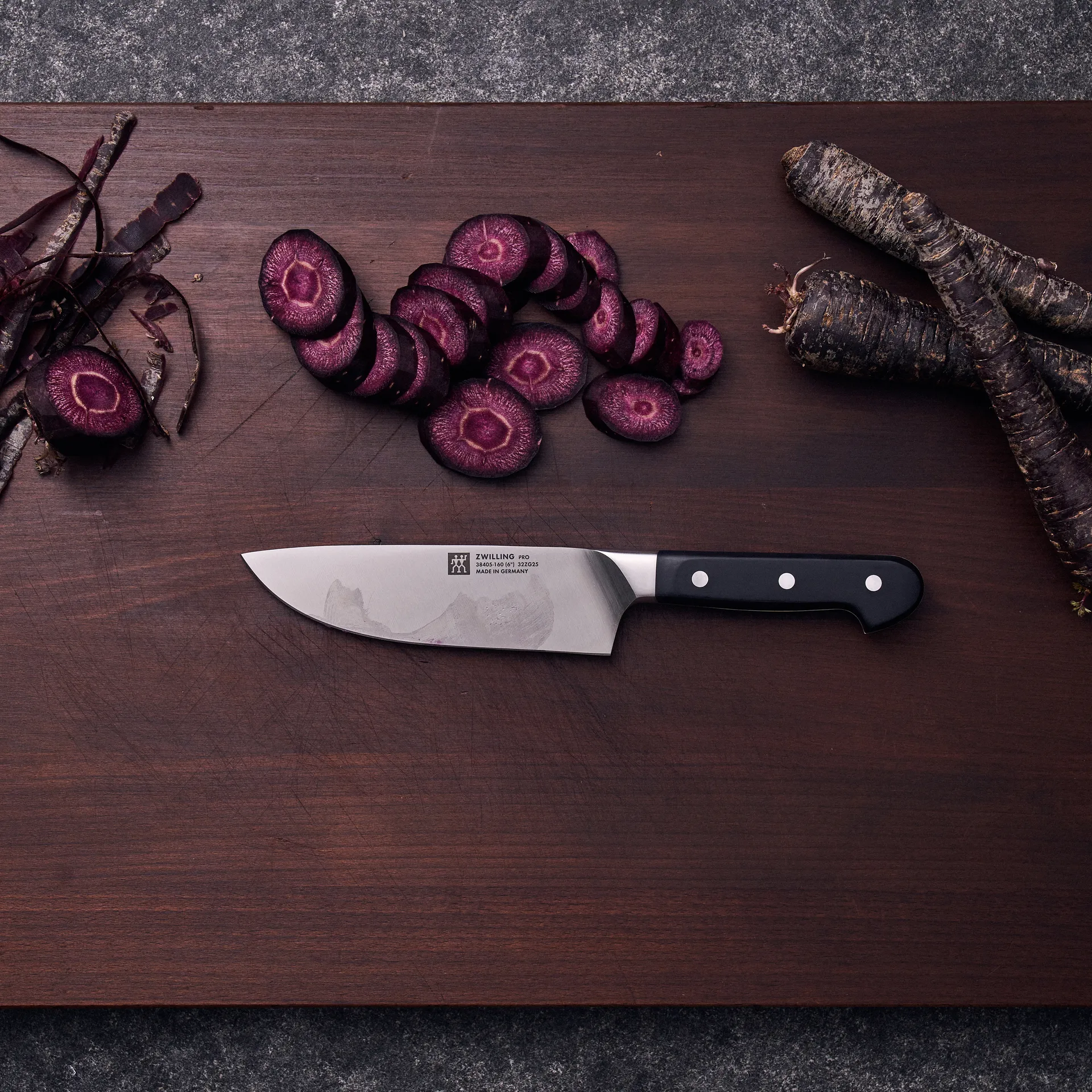 Zwilling Pro kokkekniv 16 cm, Svart-rustfritt stål Zwilling