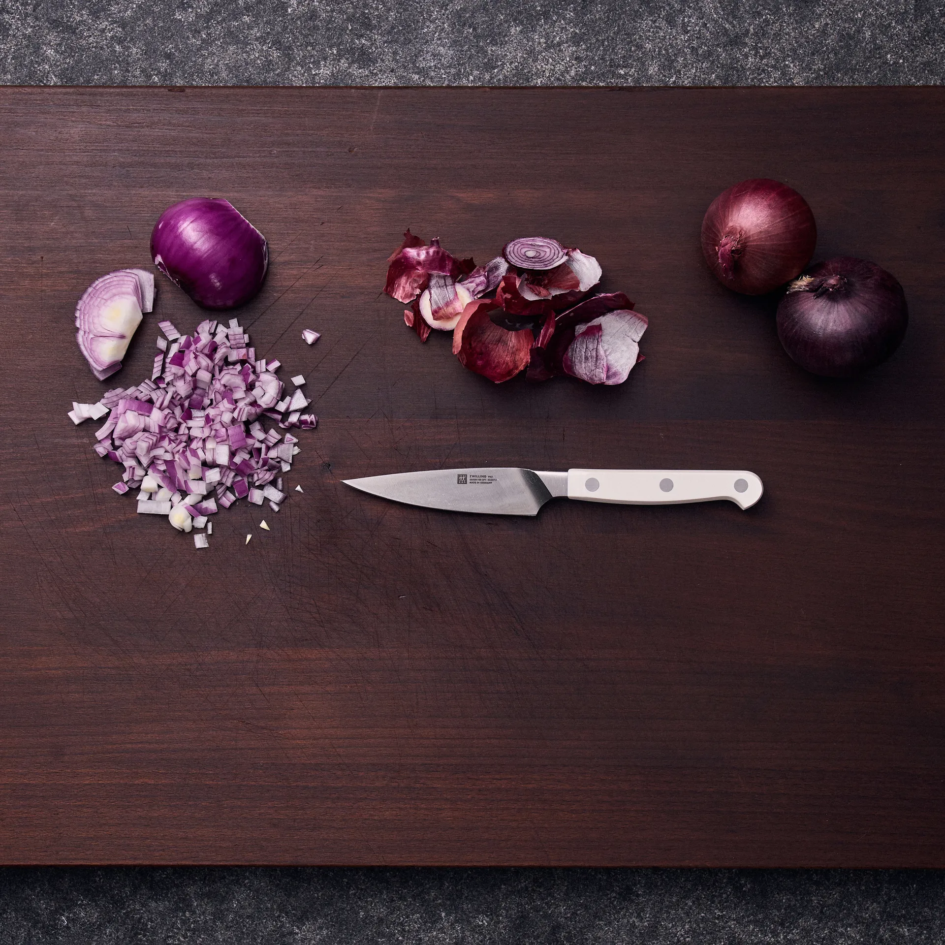 Zwilling Pro le Blanc skrellekniv 10 cm, Hvit-rustfritt stål Zwilling