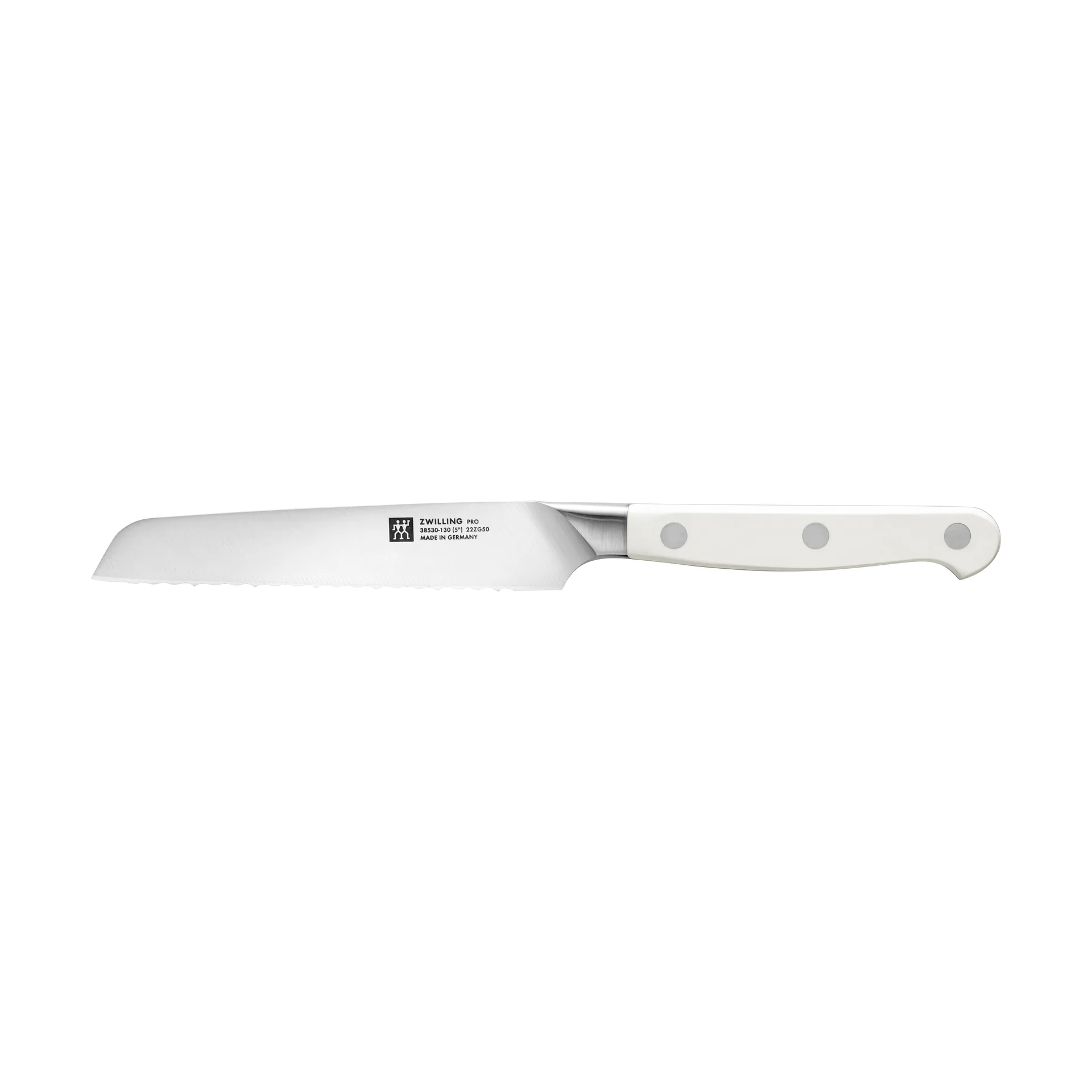 Zwilling pro le blanc tannet allkniv 13 cm, Hvit-rustfritt stål Zwilling