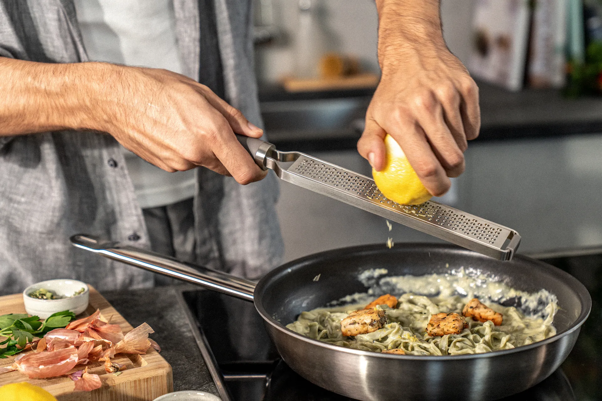 Zwilling Pro rivjern zester Z cut 38 cm, Grå-rustfritt stål Zwilling