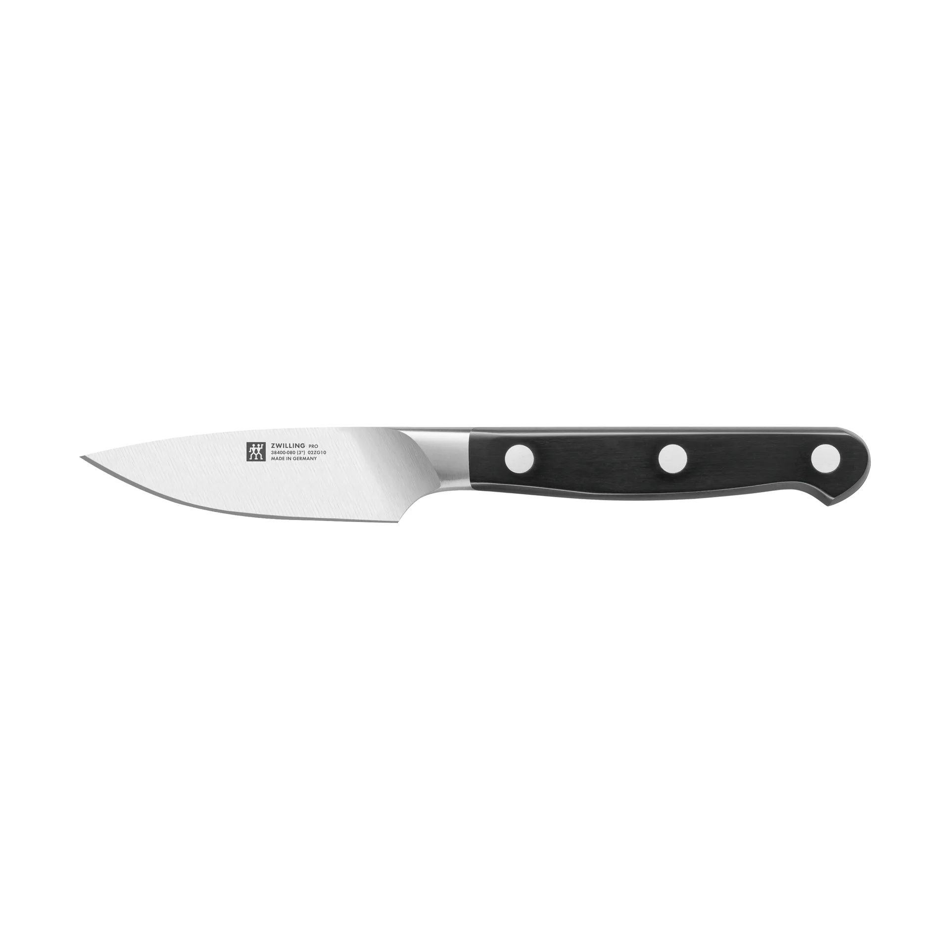 Zwilling Pro skrellekniv 8 cm, Svart-rustfritt stål Zwilling