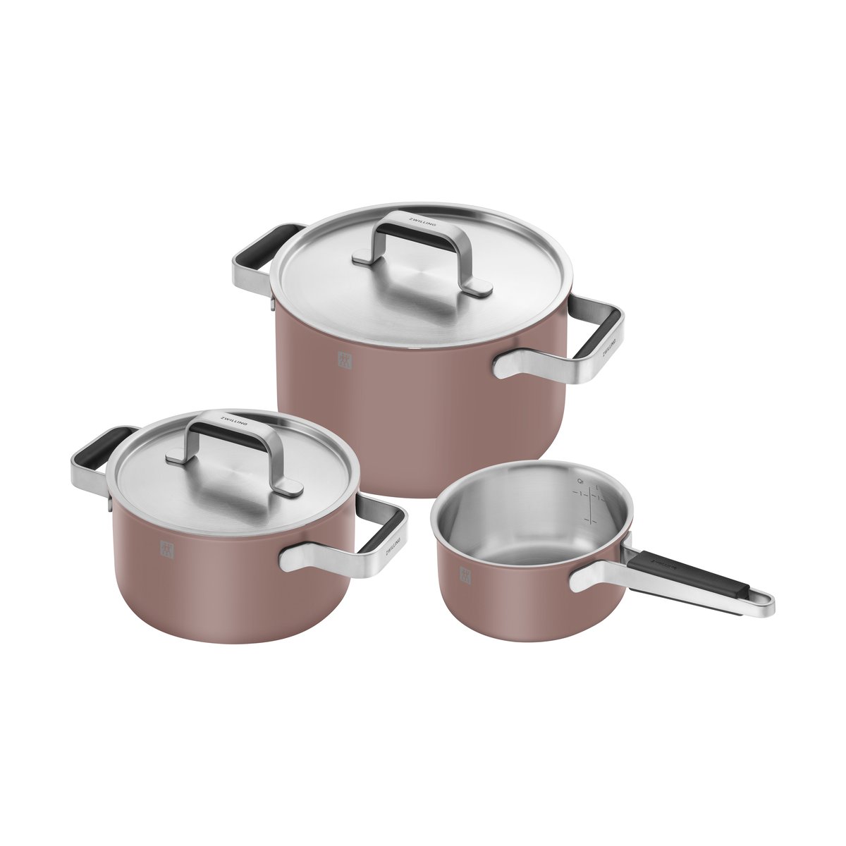 Zwilling Zwilling Pure kasserollesett 5 deler Rosa
