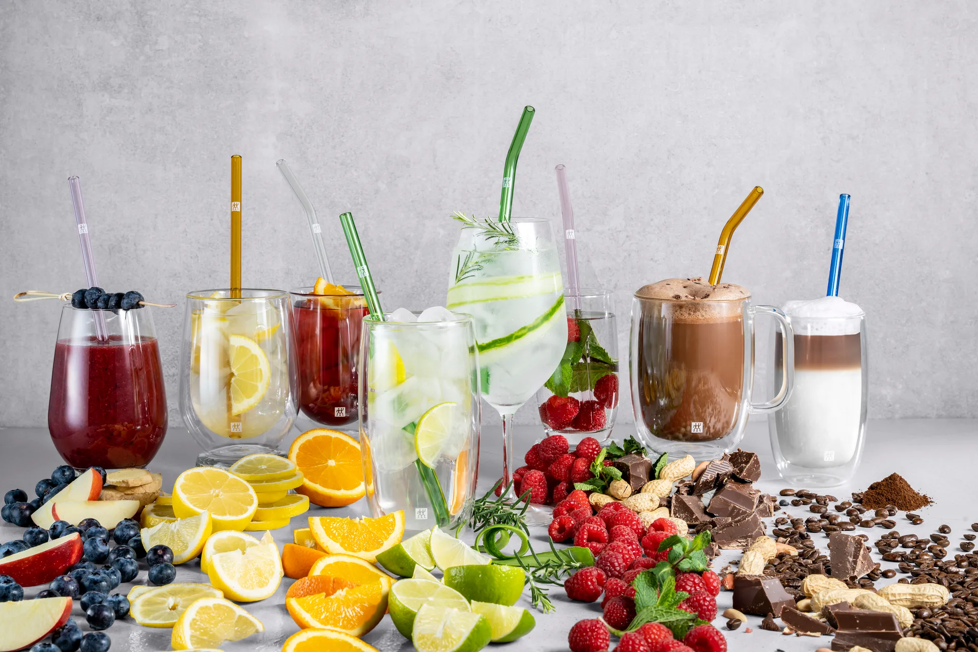 Zwilling Sorrento sugerør 4-pakning, Multi Zwilling