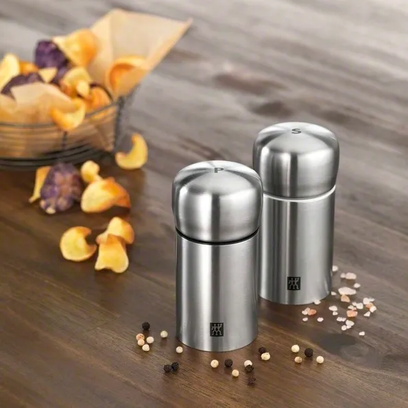 Zwilling Spices salt- og peppersett mini, rustfritt stål Zwilling