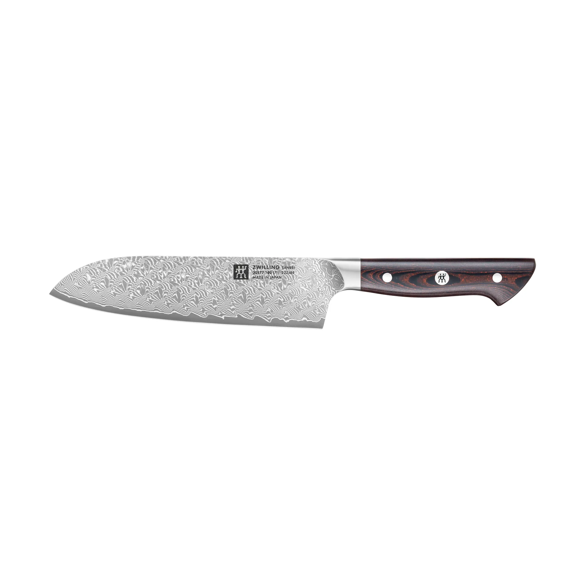 Zwilling Tanrei santokukniv 18 cm, Damaskus-svart Zwilling