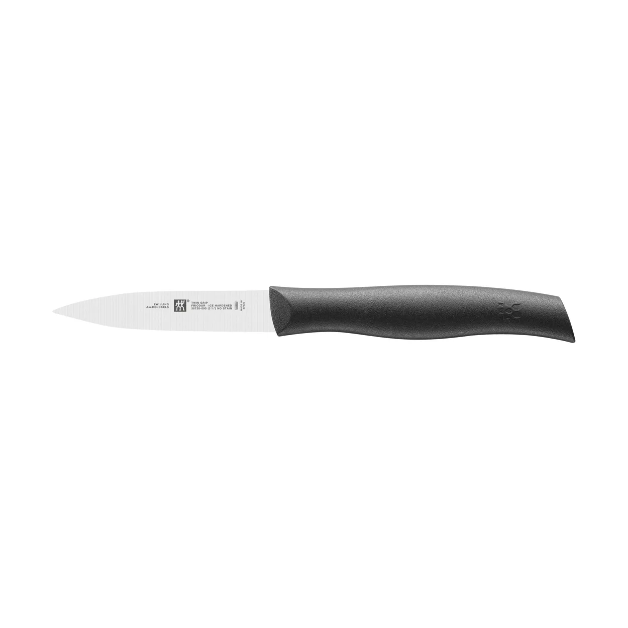 Zwilling Zwilling Twin grip spiss grønnsakskniv 9 cm Svart-rustfritt stål