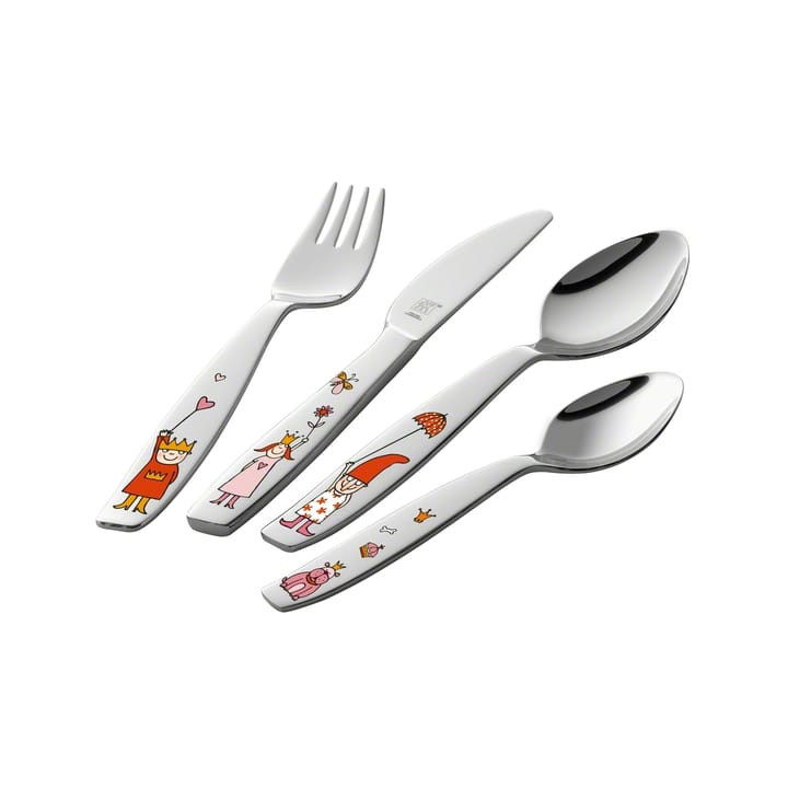 Zwilling Twin Kids Prinsesse barnebestikk 4 deler, 4 deler Zwilling