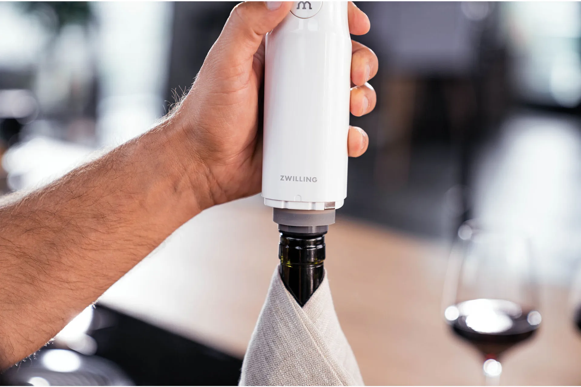 Zwilling vakuum vinpropp, Rustfritt stål Zwilling