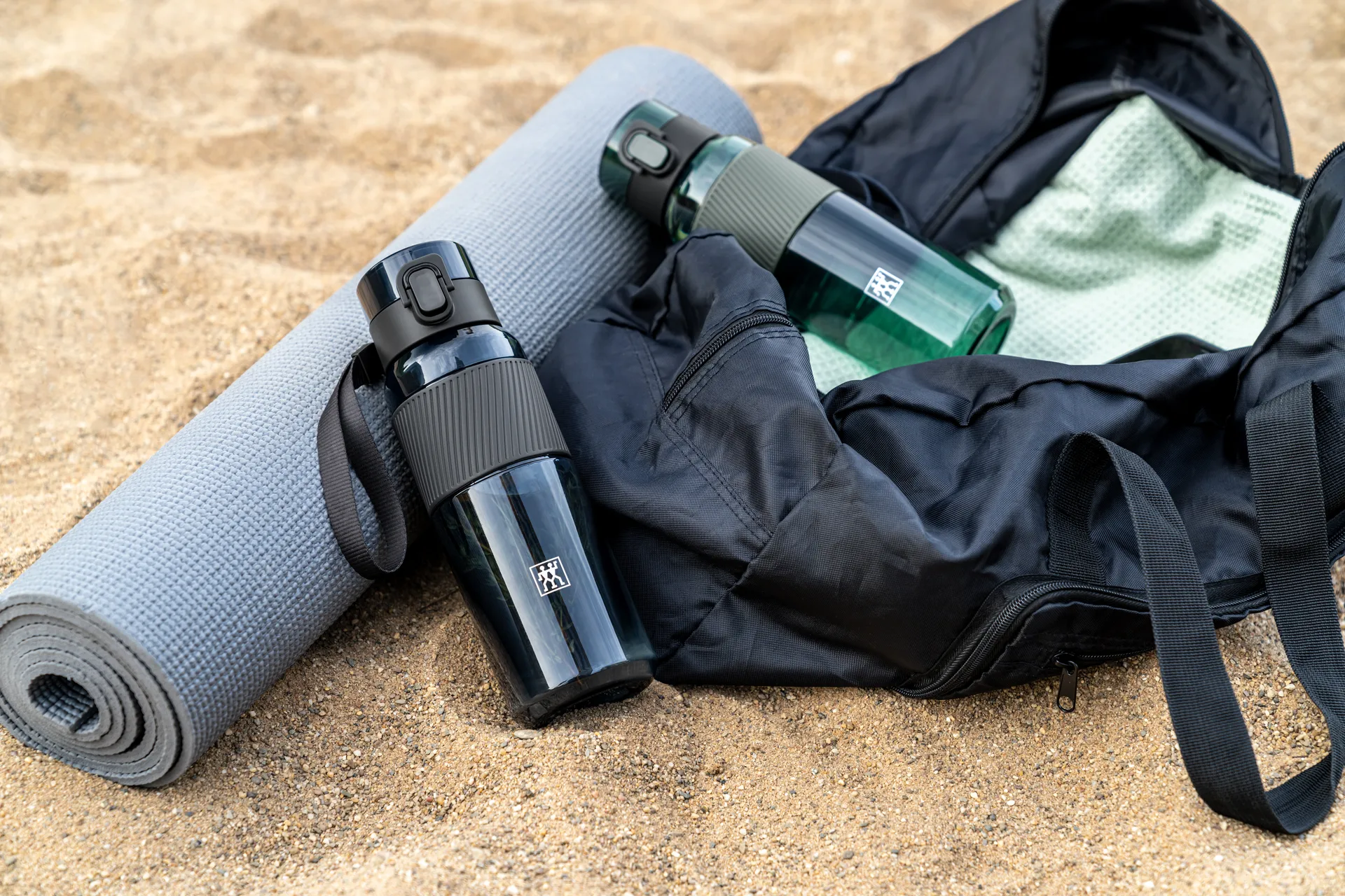 Zwilling vannflaske 68 cl, Svart tritan Zwilling