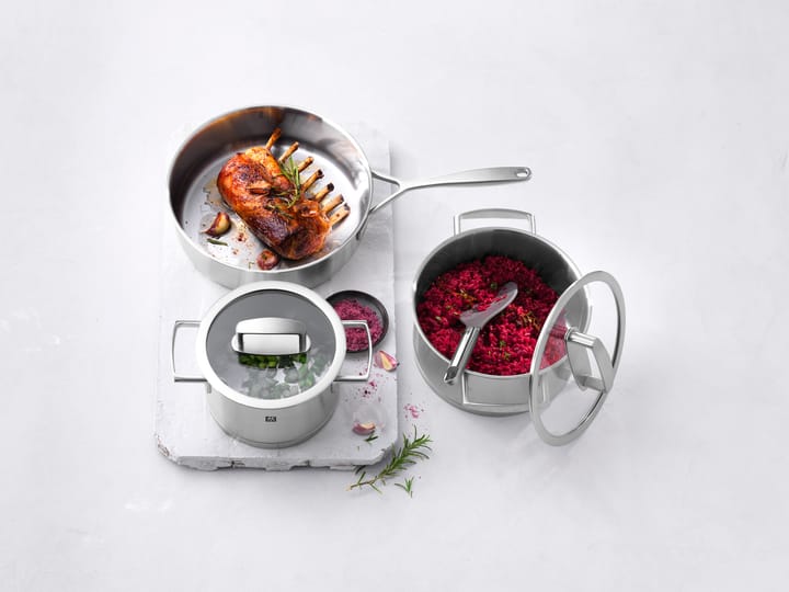 Zwilling Vitality grytesett 3 deler, Rustfritt stål-klar Zwilling