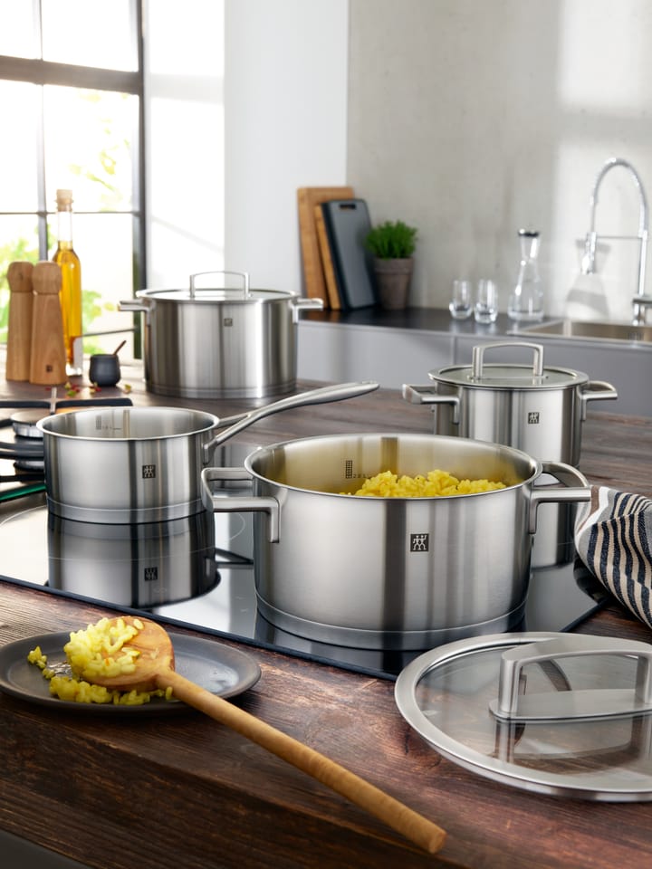 Zwilling Vitality grytesett 3 deler, Rustfritt stål-klar Zwilling