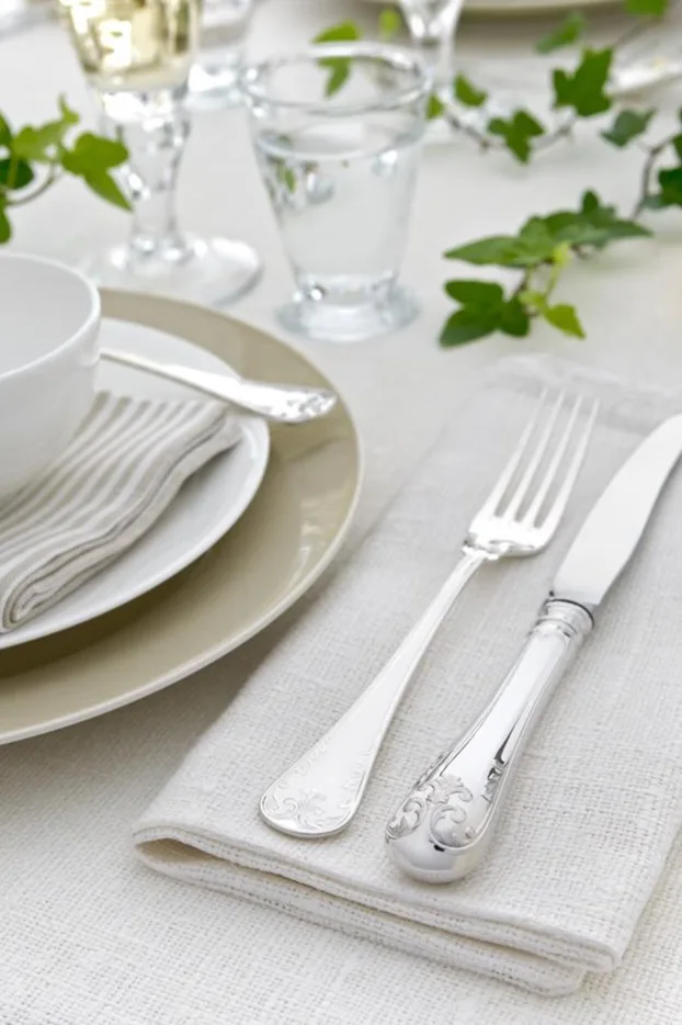 Bestikkguide - vedlikeholdsråd for rengjøring av bestikk. Gammelt fransk sølvbestikk fra Gense.