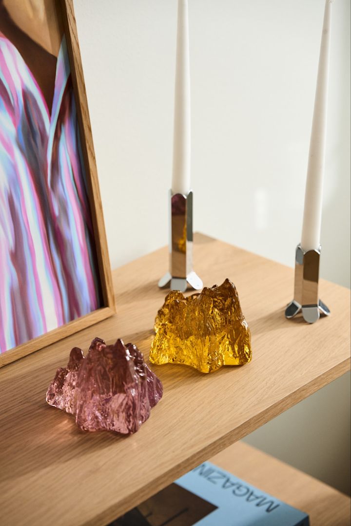 Julegaveideer som lyslyktene i glass fra Byon som du ser her.