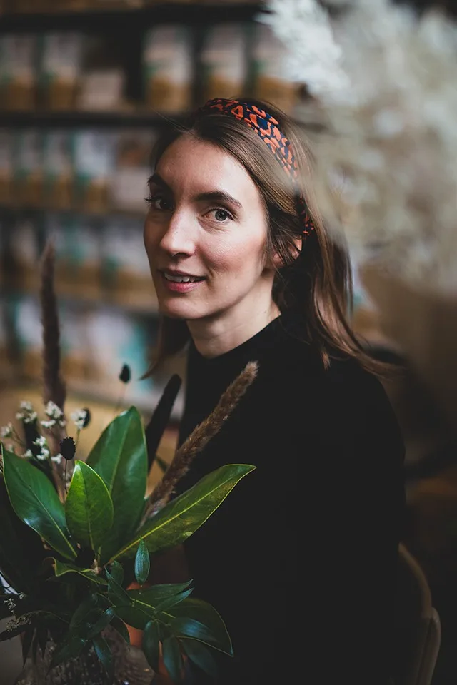 Malin Brandén, grunnlegger av Blombruket som selger blomsterabonnement. 