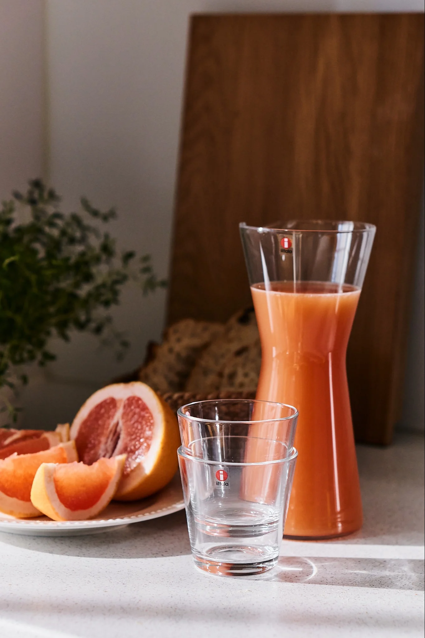 Kartio glass og kaffel fra Iittala