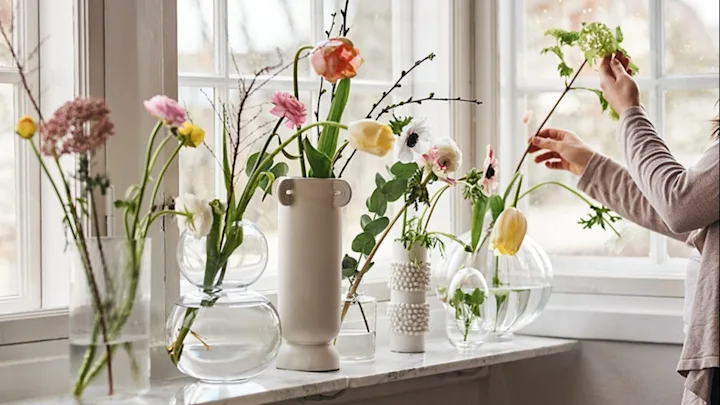 Velg rett vase til snittblomster – 3 tips på vaser du bør ha