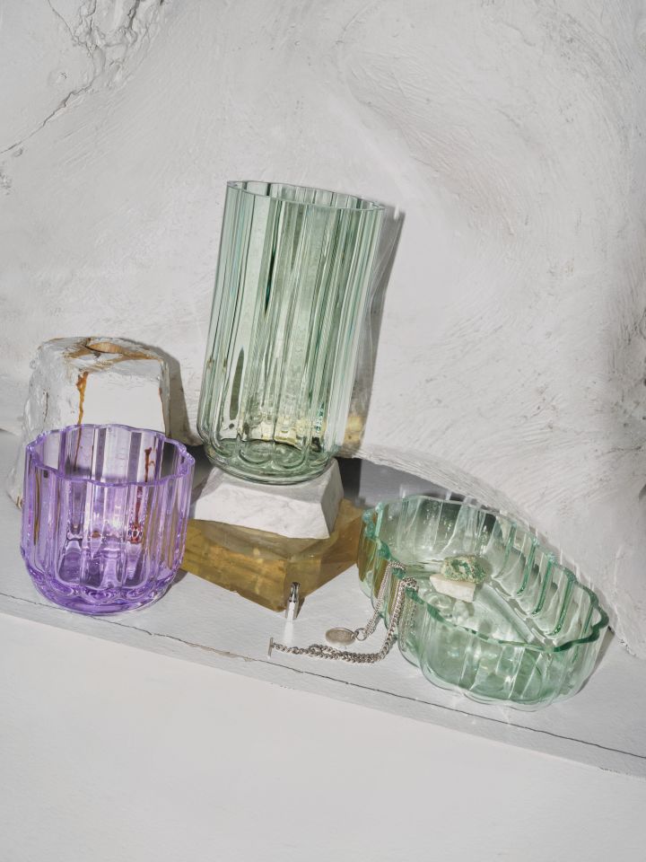 Vase og glasskåler fra Iittala Play.